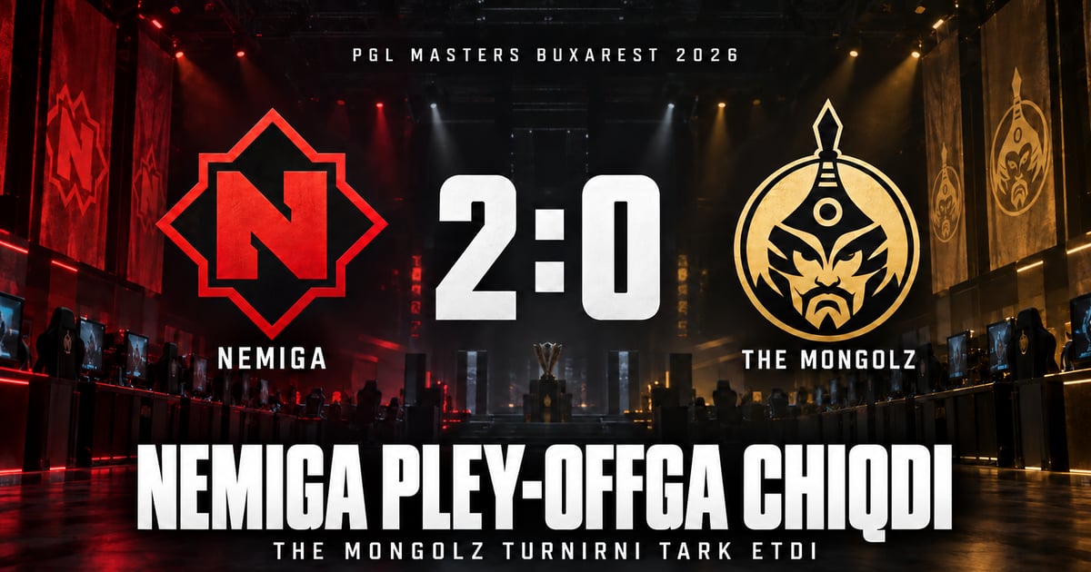 Nemiga The MongolZni 2:0 hisobida yengib, PGL Masters Bucharest pley-offiga chiqdi