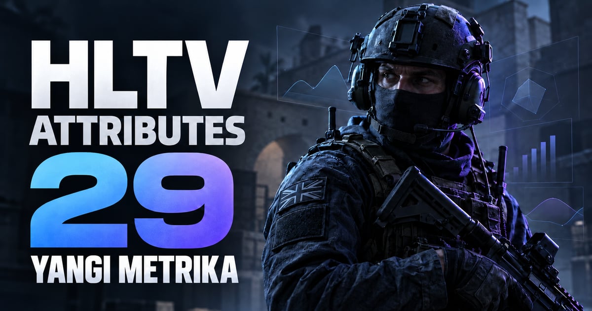 HLTV Attributes tizimini yangilab, 29 ta yangi metrika qo‘shdi